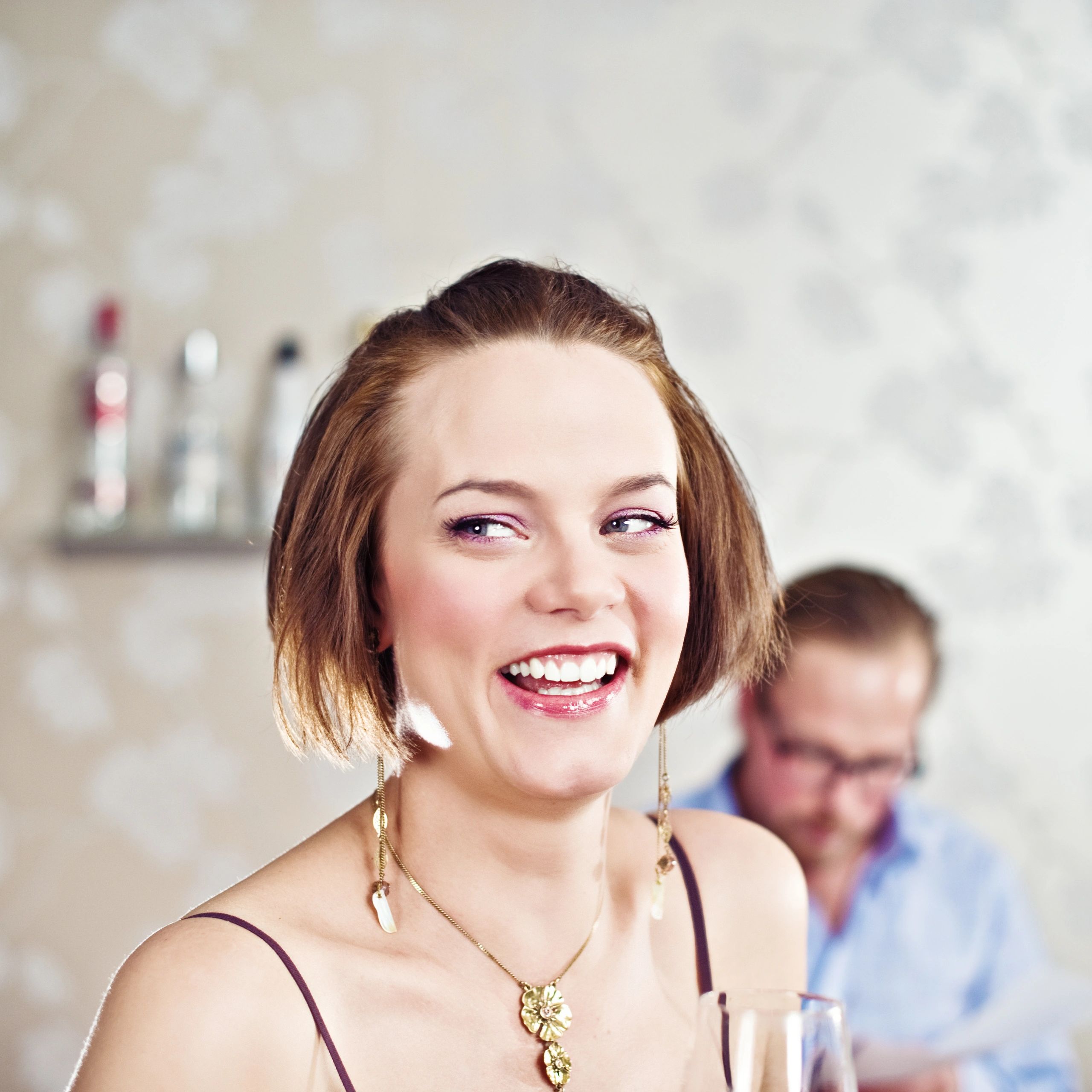 Portrait of café guest Maya