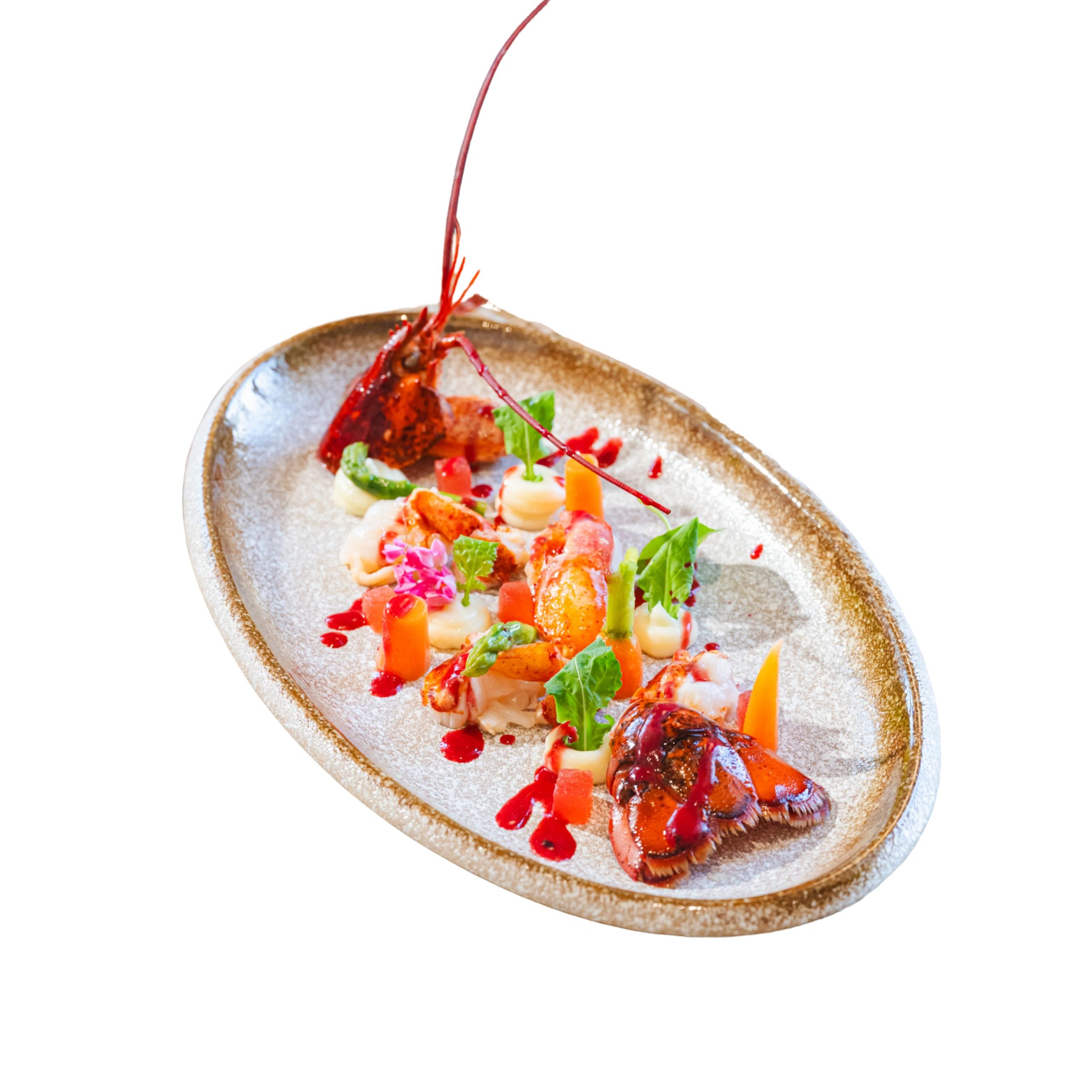 Elegant seafood dish